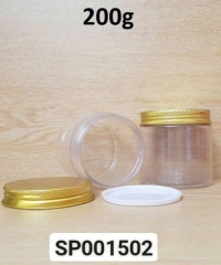 Hủ Pet 200g Trong Dk 7cm Nắp Nhôm