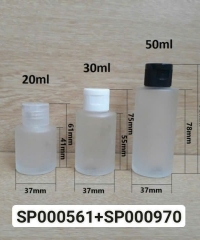 Lọ Tinh Dâu 20ml Mờ Vai Ngang Nắp Bật Fi20