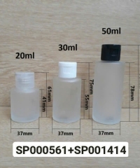 Lọ Tinh Dâu 20ml Mờ Vai Ngang Nắp Bật Fi20