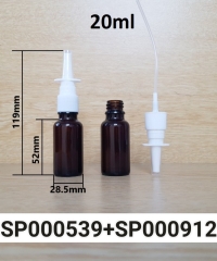 Lọ Tinh Dầu 20ml Nắp Xịt Mũi Thẳng