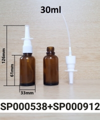 Lọ Tinh Dầu 30ml Nắp Xịt Mũi Thẳng