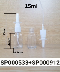 Lọ Tinh Dầu 15ml Nắp Xịt Mũi Thẳng