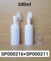 CHAI TẠO BỌT 100ML TRẮNG SỮA NẮP TẠO BỌT MÁT XA TRẮNG TRÒN