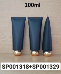 Tuýp 100ml Đen Nhám Nắp Vặn Tròn