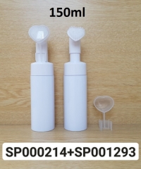 CHAI TẠO BỌT 150ML TRẮNG SỮA NẮP TẠO BỌT MÁT XA TRẮNG HÌNH TIM
