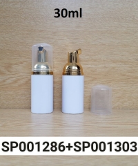 Chai Tạo Bọt 30ml Trắng Sữa Nắp Xịt Tạo Bọt Xi Vàng 
