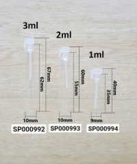 Ống Mẫu Thử 1ML, 2ML, 3ML Nắp Trong