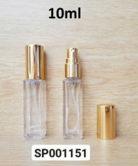 Lọ Nước Hoa 10ml Vuông Lùn Trong