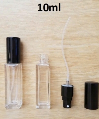 Lọ Nước Hoa 10ml Vuông Lùn Trong