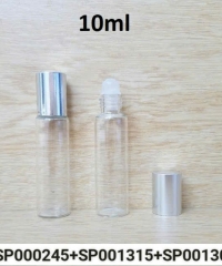 Lọ Nước Hoa 10ml Tròn Lùn Bi Lăn Nhựa