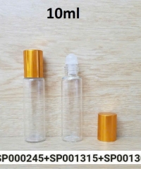 Lọ Nước Hoa 10ml Tròn Lùn Bi Lăn Nhựa