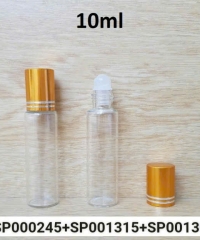 Lọ Nước Hoa 10ml Tròn Lùn Bi Lăn Nhựa