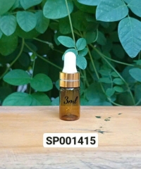 Lọ Tinh Dầu Mỏng 3ml ,5ml  Khoen Vàng