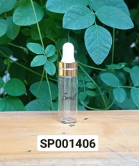 Lọ Tinh Dầu Mỏng 3ml ,5ml  Khoen Vàng
