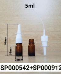 Lọ Tinh Dầu 5ml  Nắp Xịt Mũi Thẳng
