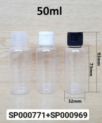 Chai Pet 50ml Trong Vai Tròn Nắp Bật Fi20