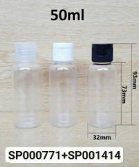 Chai Pet 50ml Trong Vai Tròn Nắp Bật Fi20