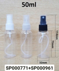 Chai Pet 50ml Trong Vai Tròn Nắp Phun SươngFi20