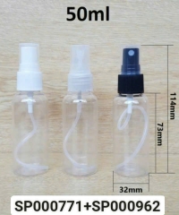 Chai Pet 50ml Trong Vai Tròn Nắp Phun SươngFi20