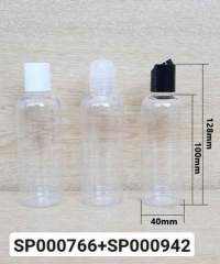 Chai Pet 100ml Trong Vai Tròn Nắp Nhấn Press Fi20