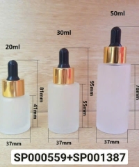 Lọ Tinh Dầu 50ml Mờ Vai Ngang Khoen Fi 20