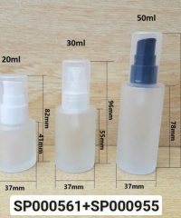Lọ Tinh Dâu 20ml Mờ Vai Ngang Nắp Xịt Giọt Fi20
