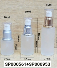 Lọ Tinh Dâu 20ml Mờ Vai Ngang Nắp Xịt Giọt Fi20