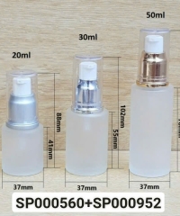 Lọ Tinh Dầu 30ml Mờ Vai Ngang Nắp Xịt Giọt Fi20