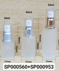Lọ Tinh Dầu 30ml Mờ Vai Ngang Nắp Xịt Giọt Fi20