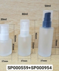Lọ Tinh Dầu 50ml Mờ Vai Ngang Nắp Xịt Giọt Fi20