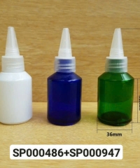 Lọ Tinh Dầu 30ml Vai Vát Nắp Nhọn Trong Fi20