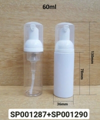 Chai Tạo Bọt 50ml, 60ml Đầu Nhấn Giọt Trắng