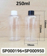 Chai Pet 250ml Ka Lùn Trong Nắp Vặn  Fi24