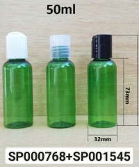 Chai Pet 50ml Xanh Lá Vai Tròn Nắp Nhấn Press Fi20