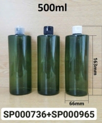 Chai Pet 500ml Rêu Cao Vai Ngang Nắp Bật Fi28